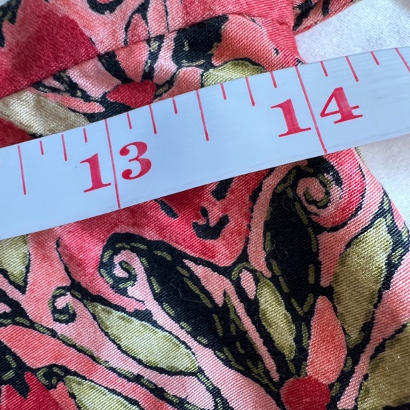 Peruvian Connection Multi colored Patterned  pleated Maxi Skirt - Picture 6 of 7